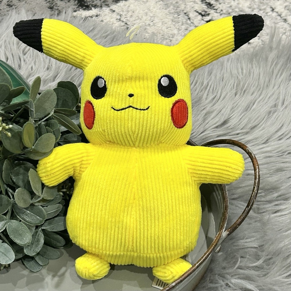 2022 Pokemon Corduroy Pikachu Plush by Jazwares - Limited Edition Collectible